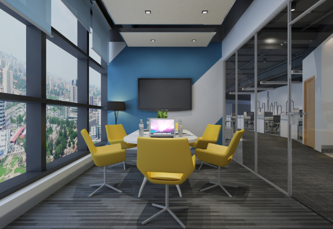 上?，F(xiàn)代辦公室空間之美：巧妙設(shè)計(jì)石膏板打造獨(dú)特韻味