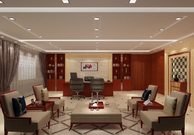 未來風(fēng)格辦公室裝修設(shè)計：打造時尚、舒適與高效的會談室