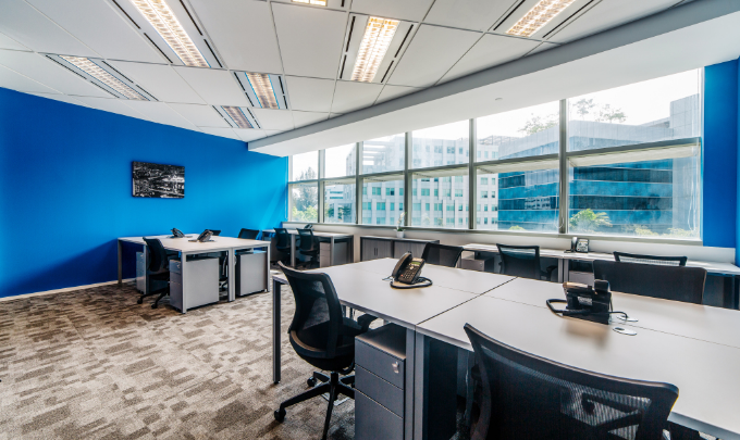 藍(lán)色在上海寫字樓裝修設(shè)計中是否好看