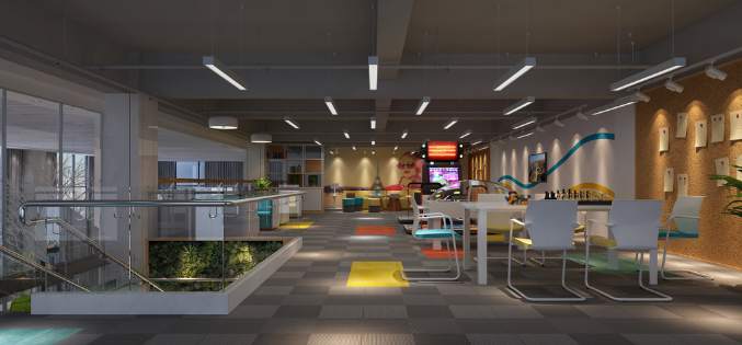 辦公室裝修設(shè)計(jì)：橙色地毯點(diǎn)亮職場新活力！