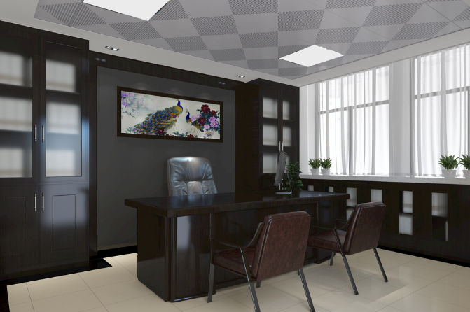上海辦公室裝修設(shè)計(jì)：冷色調(diào)屏風(fēng)，打造商務(wù)新風(fēng)尚！