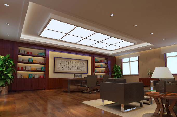 上海辦公室裝修設(shè)計(jì)：中式大中班臺(tái)，彰顯東方韻味與商務(wù)氣息