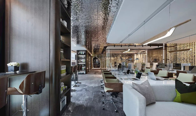 辦公室裝修設(shè)計(jì)新潮流，這些吊頂瓷磚圖案讓你驚艷！